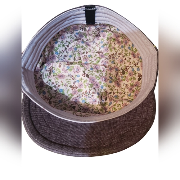 Prana Womens Size Small Hat Cadet Cap Purple Button Detail - Picture 7 of 8